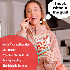 Schoolyard Keto Fiery Hot Protein Puffs are great after workouts or school snack time.