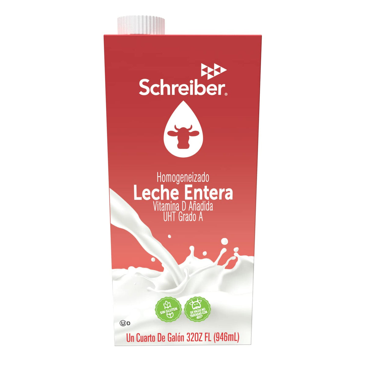 Schreiber 32-ounce cartons preserve freshness and flavor over weeks.