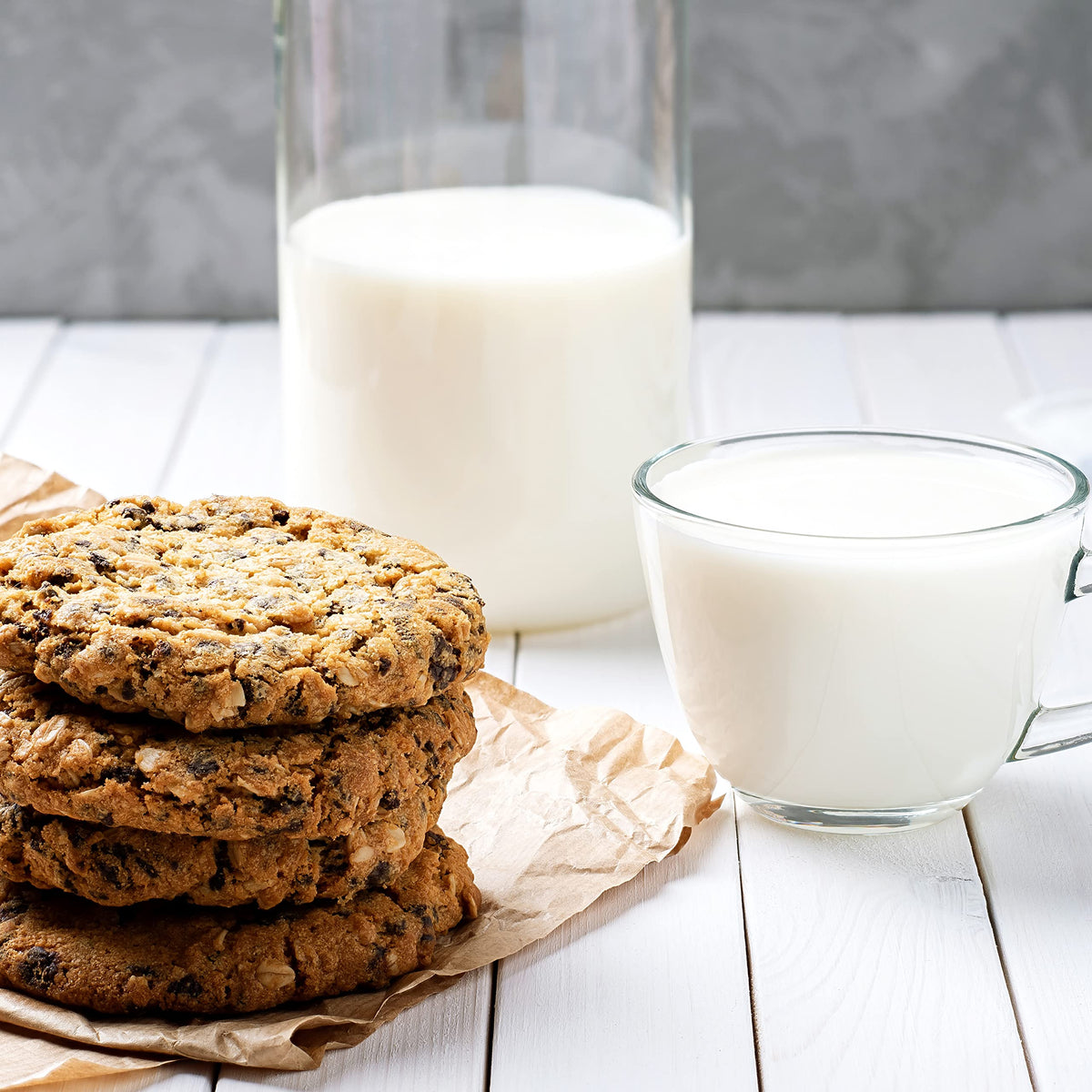 Schreiber milk pasteurized high-temperature process, safe shelf-stable dairy.