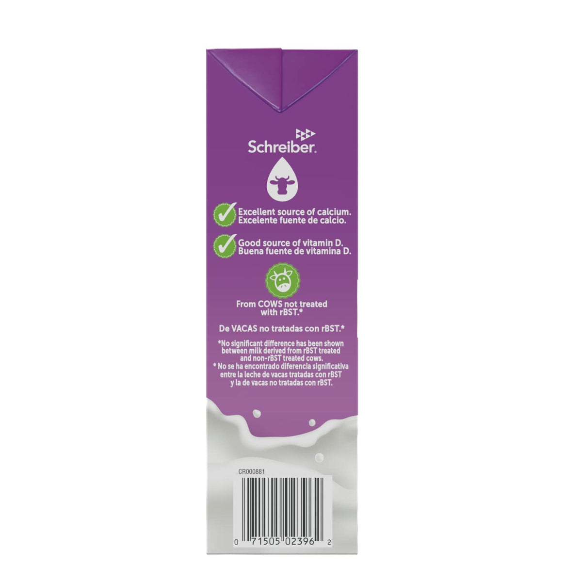 Schreiber Milk shelf-stable packaging without refrigeration needs