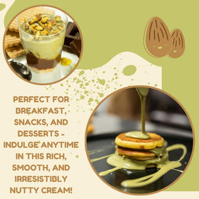 Sciara Pistachio Cream with desserts provides pistachio enhancement ideas