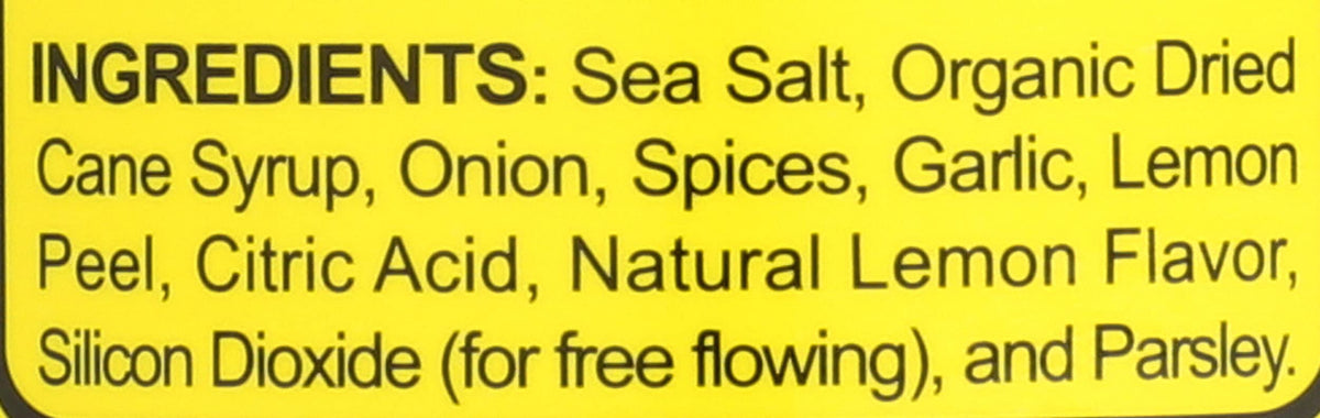 SCOTTS FOOD PRODUCTS Lemon Pepper on a kitchen scene ready for cooking