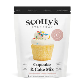 Scotty's Everyday keto cupcake mix box—gluten-free and low-sugar baking starter