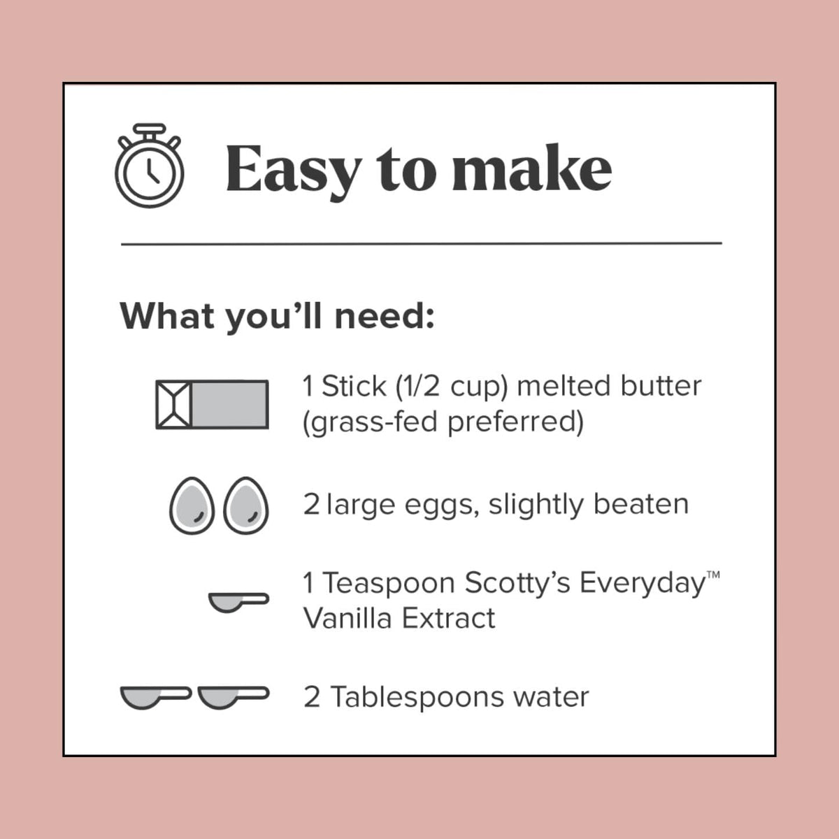 Scotty's Everyday label highlights 1g net carbs per serving.