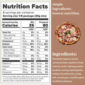 Scotty's Everyday keto crust mix in mixing bowl demonstrates easy prep.