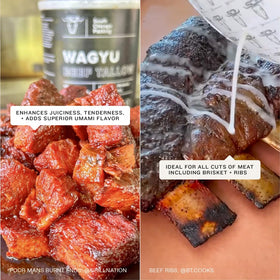 SCP Wagyu Tallow packaging showcases a clean, single-ingredient fat.