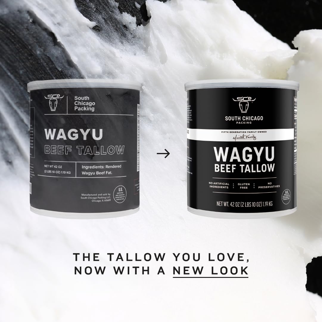SCP Wagyu Tallow used in roasting and frying preserves flavor and moisture.