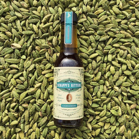 Scrappy's Cardamom Bitters organic zests highlight natural flavor with no artificial additives.