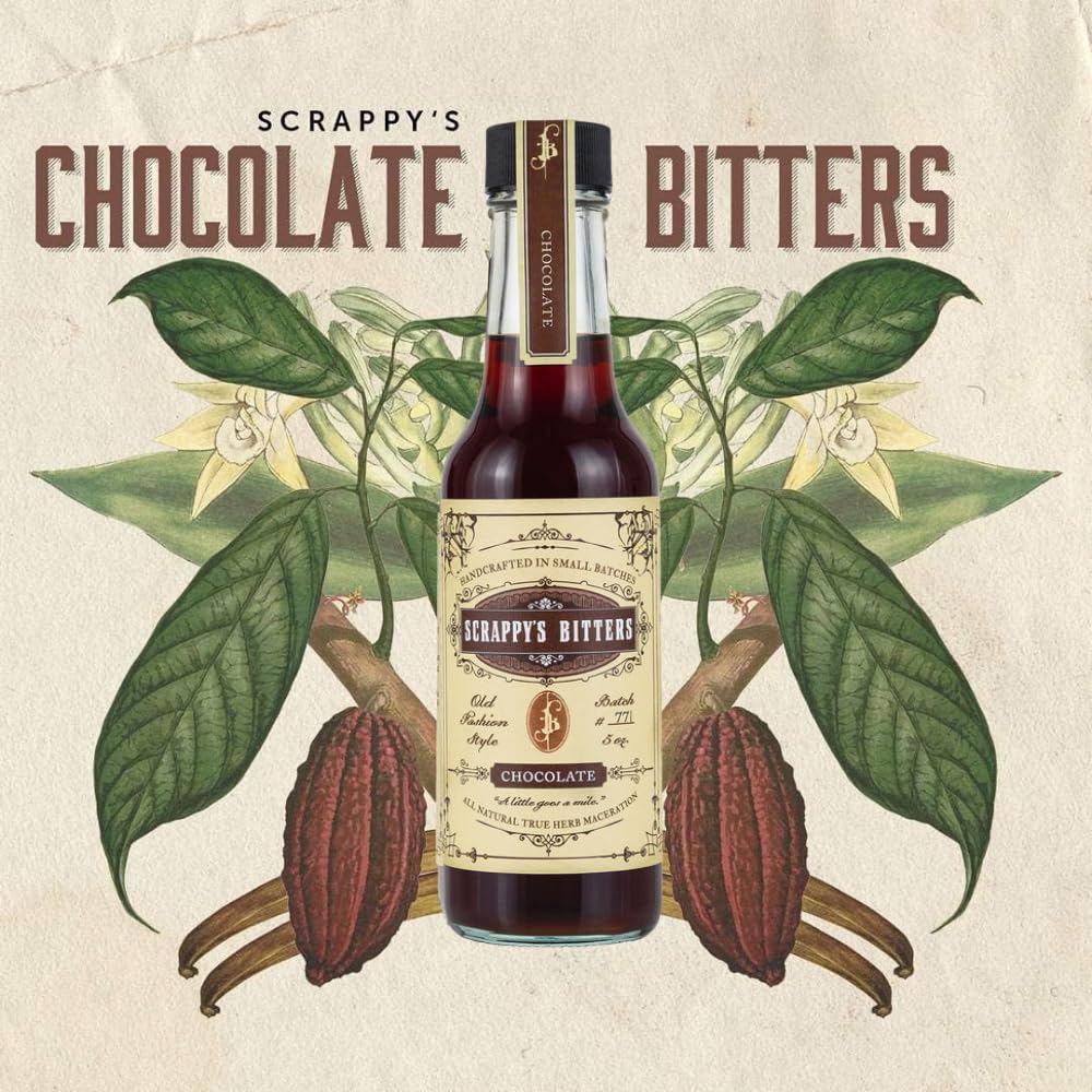 Scrappy's Chocolate Bitters batch-numbered process ensures consistency and care.