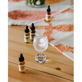 Scrappy's Lavender bitters bottle close-up, adds floral notes to cocktails