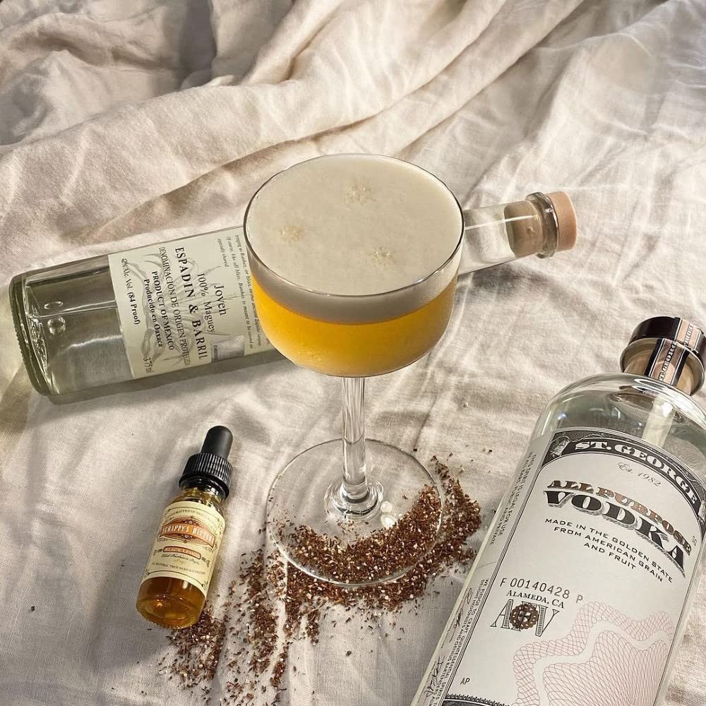Scrappy's New Classics Seattle handcrafted label close-up, artisanal quality for bitters