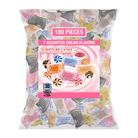 Scripture Candy assorted cream flavors for easy sharing at gatherings