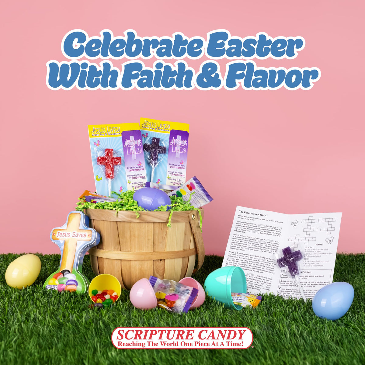 Scripture Candy packaging with label, gift-ready for celebrations.