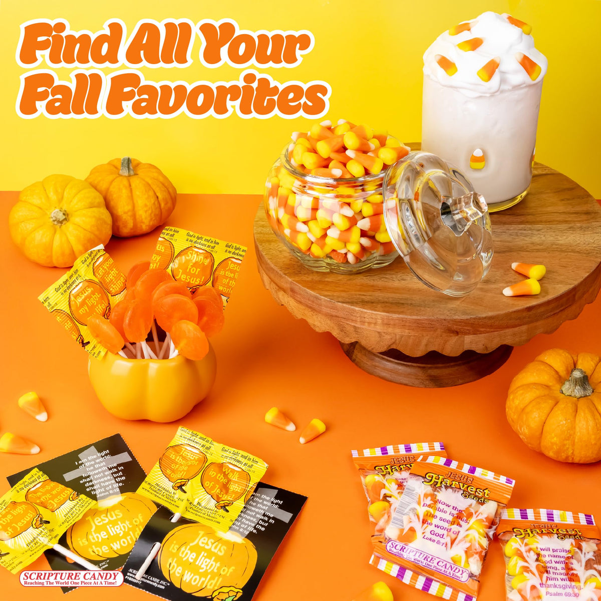 Scripture Candy Faith Pops open bag reveals colorful lollipops