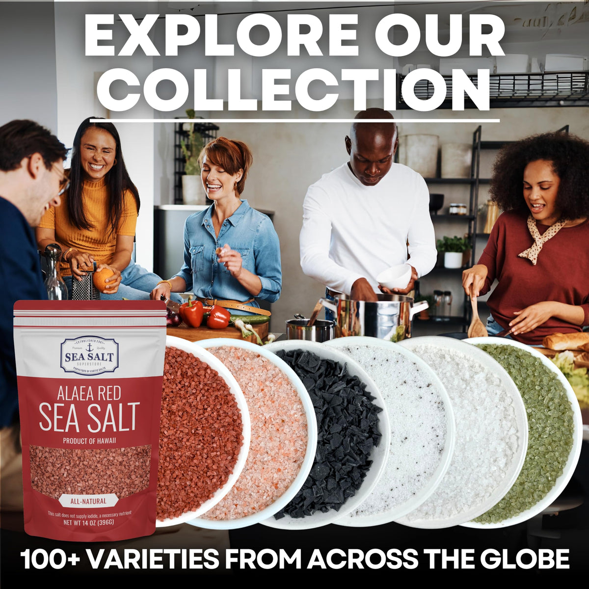 Finishing ramen or eggs with Sea Salt Superstore Black Lava Charcoal