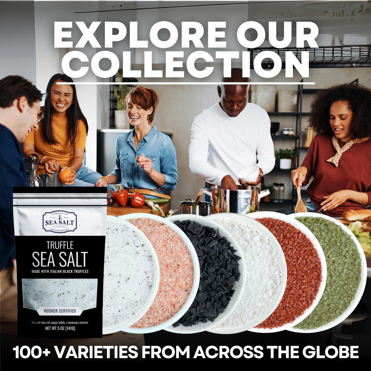 Dessert or beverage pairing with Baja Fleur de Sel flakes for nuanced sweetness.