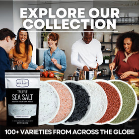 Dessert or beverage pairing with Baja Fleur de Sel flakes for nuanced sweetness.