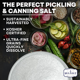 Sea Salt Superstore granular salt close-up ideal for brining