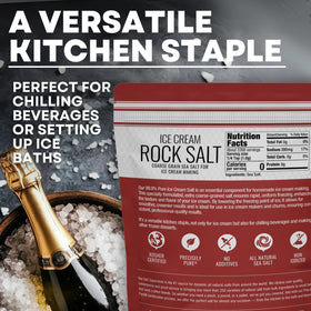 Sea Salt Superstore ice-cream-maker use demonstrates versatile freezing for various recipes.
