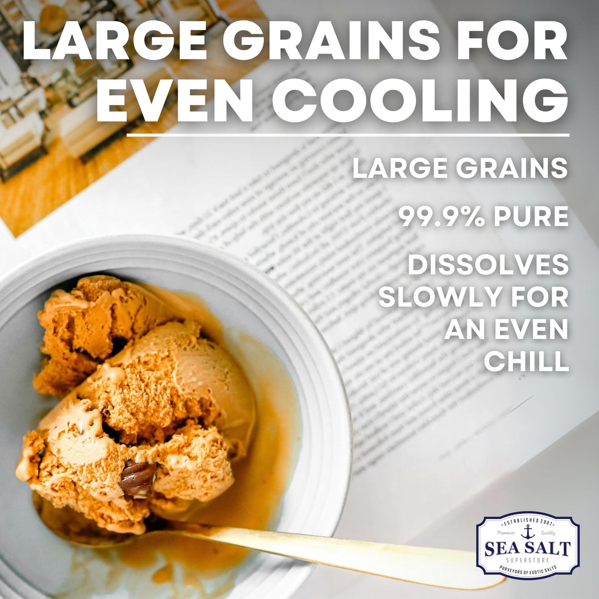 Sea Salt Superstore non-iodized rock salt preserves natural flavor without additives.