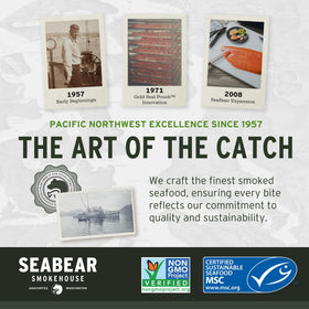 SeaBear Anacortes facility logo, craftsmanship since 1957.