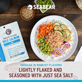 Gold Seal pouch preserves SeaBear salmon freshness and flavor.