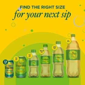 Seagram's Ginger Ale caffeine-free option for anytime refreshment.