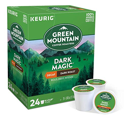 Sealed packaging preserves freshness of Green Mountain Dark Magic DECAF Extra Bold
