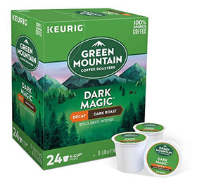 Sealed packaging preserves freshness of Green Mountain Dark Magic DECAF Extra Bold