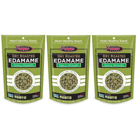 Seapoint Farms edamame wasabi pouch – snack-ready, plant-based protein.