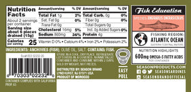 Season anchovies deliver keto-friendly protein in simple ready-to-use pieces