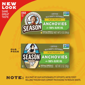 Season anchovies wild caught canned form ideal for fast umami boosts