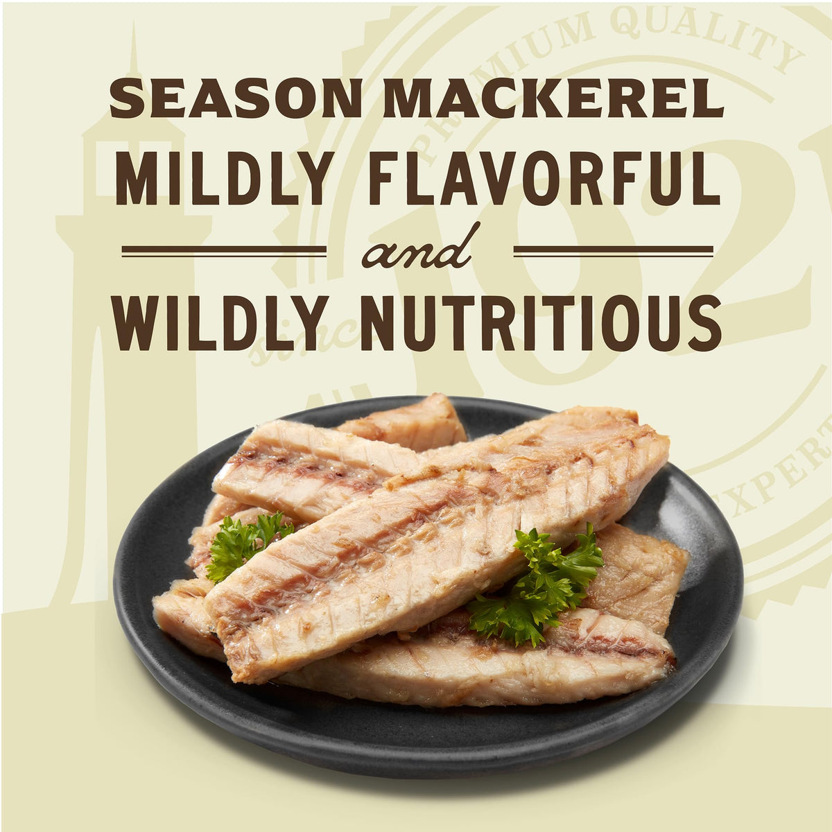 SEASON mackerel keto-snack-ready demonstrates low carbs and easy macros.