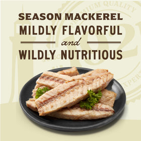 SEASON mackerel keto-snack-ready demonstrates low carbs and easy macros.