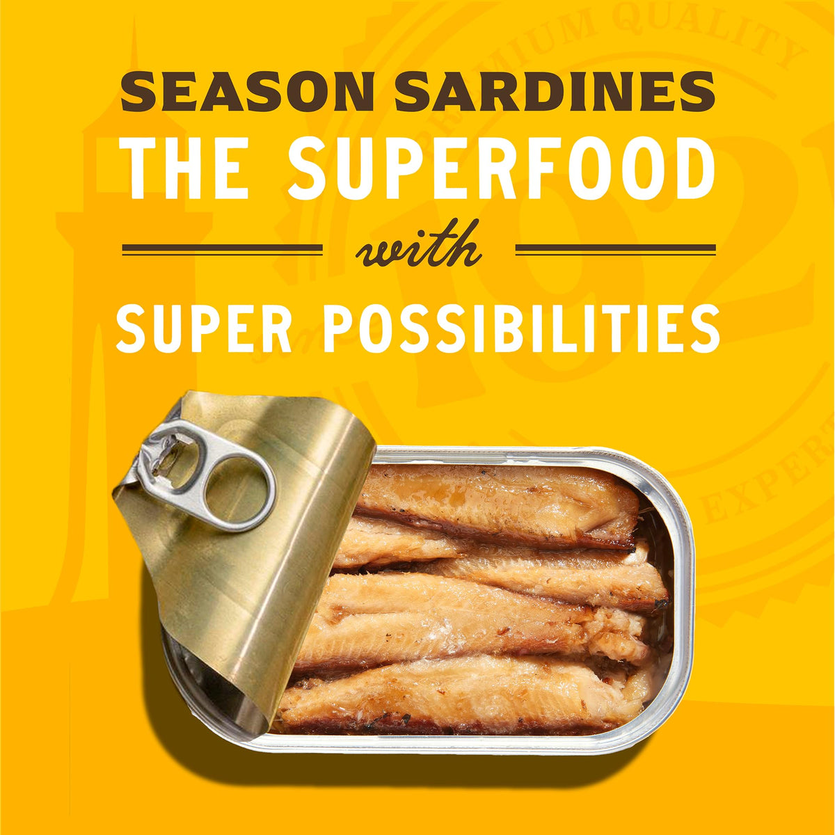 Season Sardines on toast, keto-friendly protein in a convenient can.
