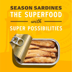Season Sardines on toast, keto-friendly protein in a convenient can.