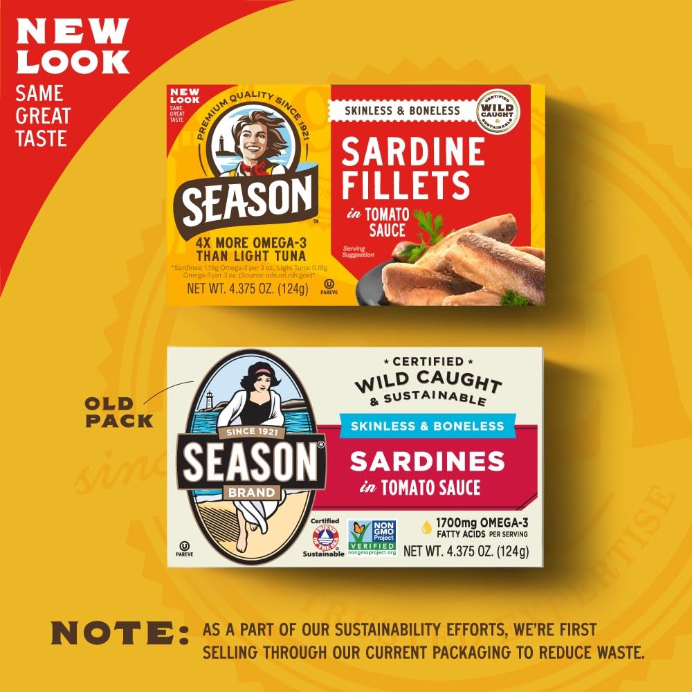 SEASON skinless boneless sardines for quick meals