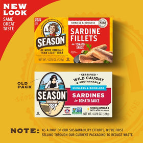 SEASON skinless boneless sardines for quick meals