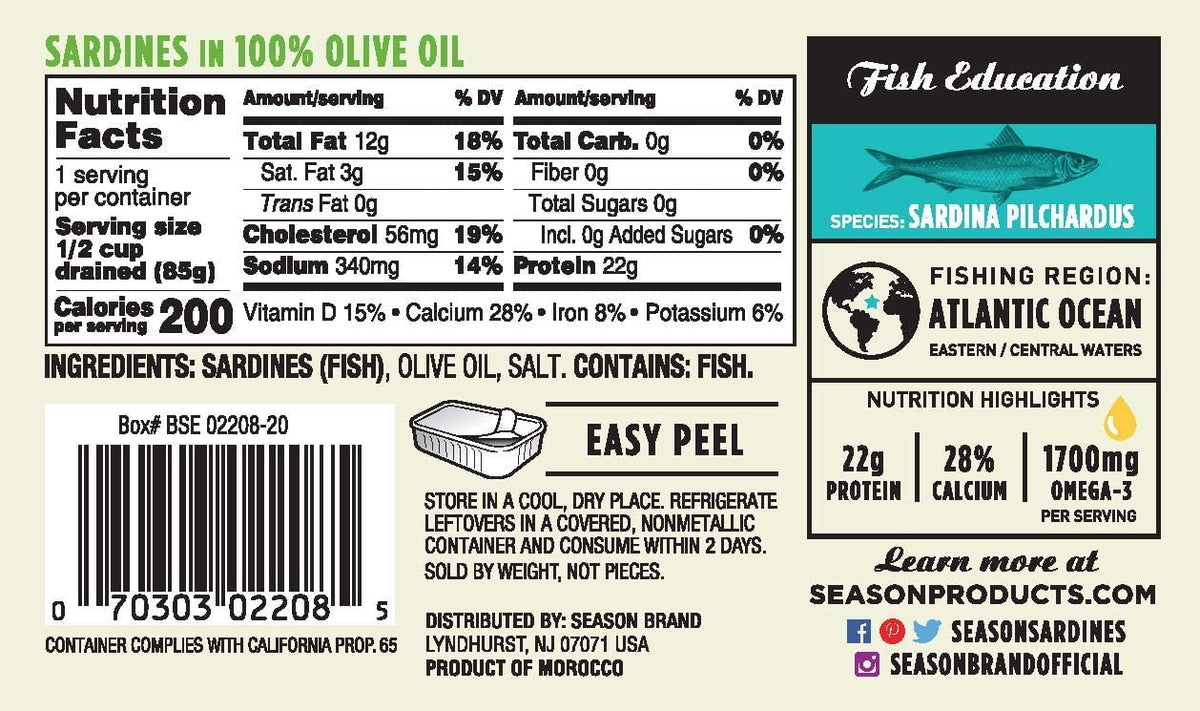 Season sardines wild-caught plate, flavorful and sustainably sourced.