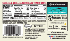 SEASON wild-caught sardines highlighting sustainable protein