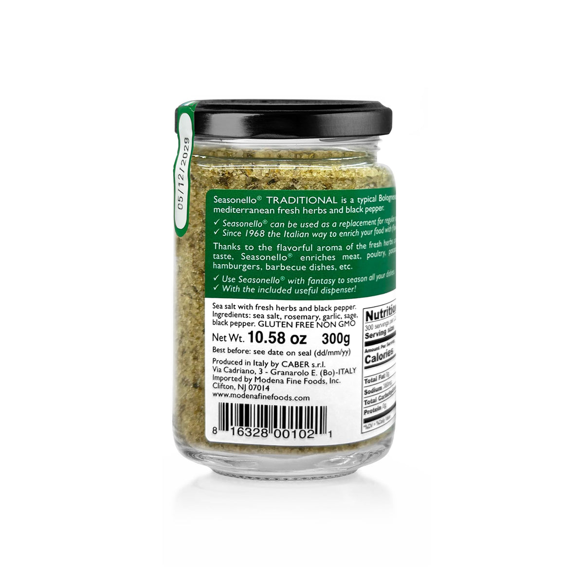 Seasonello complements fish with a bright herb finish.