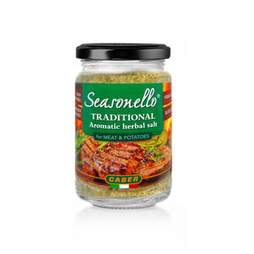 Seasonello enhances grilled meat with Mediterranean herb notes.