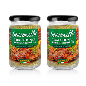 Seasonello aromatic sea salt adds herbal depth to roasted vegetables.