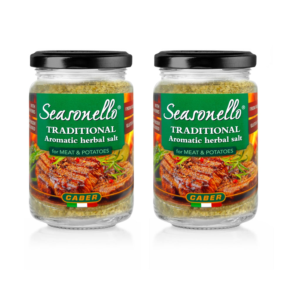 Seasonello aromatic sea salt adds herbal depth to roasted vegetables.