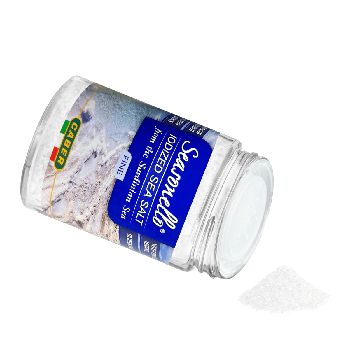Seasonello Sardegna salt packaging highlights freshness and convenience