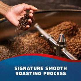Cup of Seattle's Best House Blend with warm steam and inviting aroma