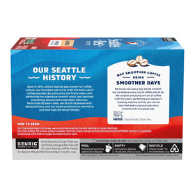 Seattle's Best Lighthouse Blend logo on packaging signals trusted quality.
