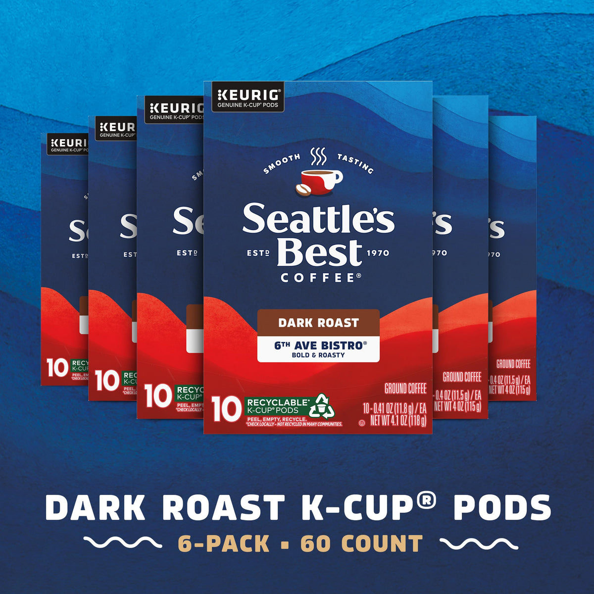 K-Cups close-up showing rich beans and smooth aroma