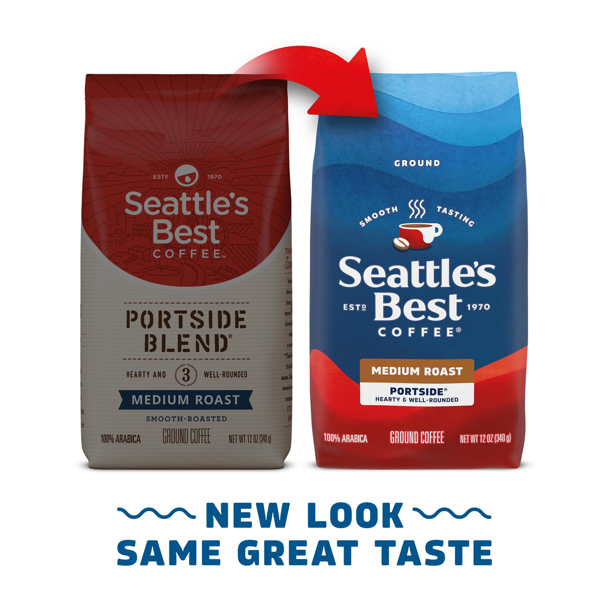 Seattle's Best Portside cup steaming to reveal inviting aroma