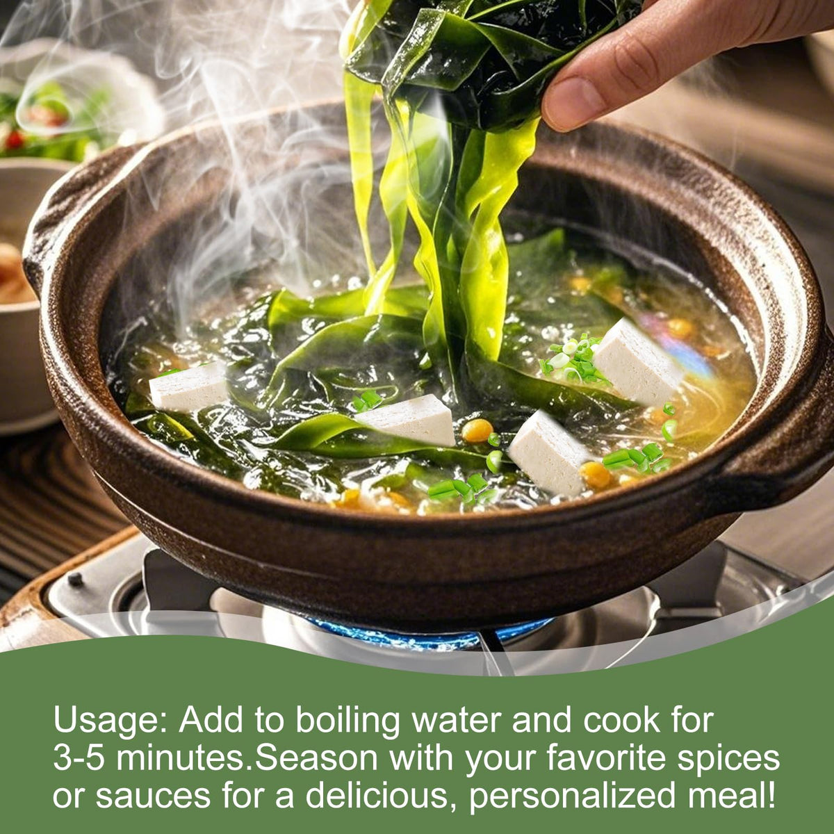 SEAYOFA freeze-dried tofu chunks protein-rich topping for vegan ramen bowls